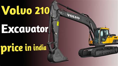 volvo excavator price list